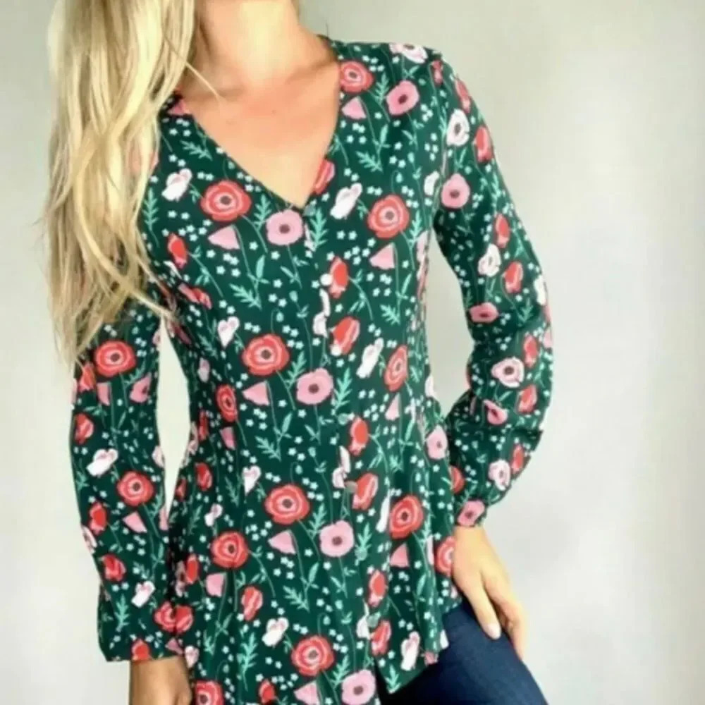 Matilda Jane | Yesteryear Once Upon A Time Poppy Tunic Top Floral